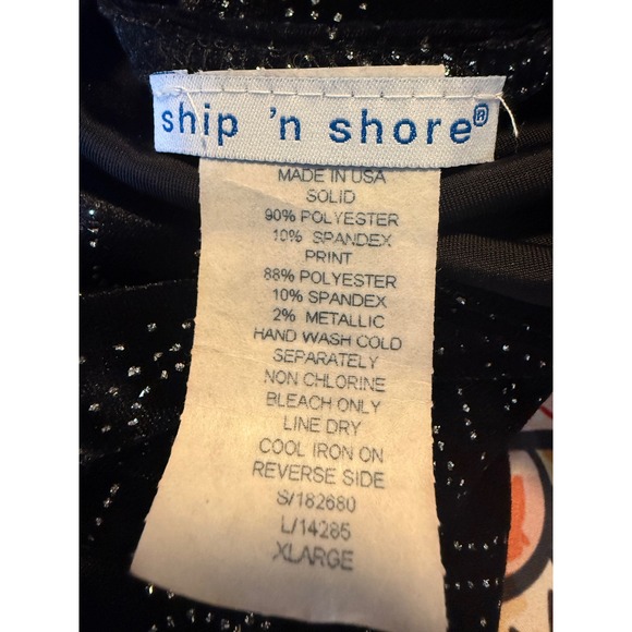 Vintage Black Velvet Sparkle Floral bling  shimmer Y2K boho whimsi top shirt  XL - Picture 4 of 4